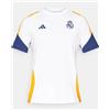 Real Madrid Adidas maglia allenamento T-shirt tempo libero 2024 25 UOMO Bianco IT5145