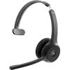 Cisco Cuffie 721 - Cuffia Bluetooth monoaurale wireless, pulsante Webex, adattatore Bluetooth USB-A HD, custodia morbida, colore carbon black, un anno di garanzia limitata (HS-WL-721-BUNA-C)