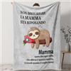 Blumuze Regalo Mamma, Coperta Regali Per Mamma Donna, Idee Regalo Compleanno Mamma Da Figlia Figlio,Regalo Mamma Donna a San Valentino Anniversario Di Natale Matrimonio Festa Della