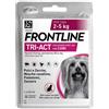 Frontline Tri-Act x1 Pipetta, Antiparassitario Per Cani e Cuccioli (Taglia XS 2-5Kg) Contro Pulci, Zecche, Zanzare, Pappataci e Leishmaniosi