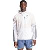 adidas Piumino da uomo Own The Run con 3 strisce, bianco/nero, M