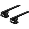Thule Portatutto Thule con SquareBar Cadillac Escalade 5-dr SUV con mancorrenti sul tetto integrati 15-20