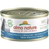 Almo nature gatto con tonno pollo e formaggio da 70 gr in lattina