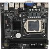 Sxhlseller Scheda Madre CPU LGA1155, Scheda Madre PC PCB 2xDDR3 4xSATA2.0 12xUSB2.0, Scheda Madre per Giochi con Scheda di Rete PCIE 16X 100M per Desktop