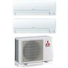 Mitsubishi Electric Climatizzatore Condizionatore Mitsubishi Electric Dual Split Inverter serie SMART MSZ-HR 9+15 con MXZ-2HA50VF R-32 Wi-Fi Optional 9000+15000