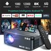 Mini Proiettore Portatile TV 4K Videoproiettore a Focale Corta per Home Cinema