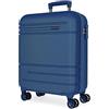 MOVOM Galaxy Valigia da cabina Grigio 40x55x20 cm Rigida ABS Chiusura a combinazione laterale 37L 3,08 kg 4 ruote doppie Bagagli a mano, blu, 55.0 x 40.0 x 20.0 centimeters, Valigia