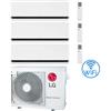 Lg Climatizzatore Condizionatore LG Dualcool Deluxe R32 Wifi Trial Split Dual Inverter 9000 + 9000 + 12000 BTU con U.E. MU3R19 NOVITÁ Classe A+++/A++