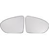 Qiilu Specchio Esterno 2PCS 96302BR72A Specchio Laterale In Vetro Riscaldato Porta Specchio In Vetro Specchietto Retrovisore di Ricambio per Nissan Qashqai J10 2006 2013(Lato sinistro)