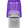 KINGSTON Technology DataTraveler 128GB microDuo 3C 200MB/s dual USB-A + USB-C - DTDUO3CG3/128GB
