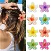 Kavya Mollettone Capelli Donna Fiori, 8 Pezzi Pinze per Capelli Elegante Mollette Capelli Donna Ragazze Pinza Capelli Antiscivolo Fermaglio Capelli Plastica Flower Hair Clips