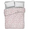 PENSIERI DELICATI Copriletto Matrimoniale 260 x 280 cm, 100% Cotone Pique, Ideale Come Arredo, Coperta Salva Letto 2 Piazze, Fantasia Marina Riga Rosso, 100% Made in Italy