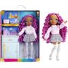 Rainbow High Fashion Doll - Lilac Lane - Bambola alla Moda Viola con Abiti, Occhiali e oltre 10 Accessori Colorati - Ideale per Bambini dai 4 ai 12 Anni e Collezionisti