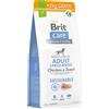 Brit Care 12 kg + 2 kg - Brit Care Overfill Crocchette per cane - Sustainable Adult Large Breed Pollo & Insetti