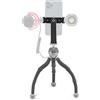 JOBY Mini Treppiede/Cavalletto Flessibile per Smartphone con GripTight 360, Attacco a Slitta Cold Shoe, Vite da 1/4-20, Compatibile iPhone 15 14 13 Pro Max, Samsung, Canon/Nikon/Sony Cameras, Medium
