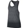 Nike Canotta Donna Run Df Knit Nv Anthracite/Wolf Grey S