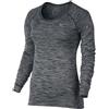 Nike T-Shirt Donna Ml Rn Df Knit Black/Htr XS