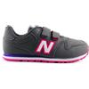 New Balance Sneakers 500 Velcro Grigio Fucsia Bambino EUR 33 / US 1.5