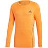 ADIDAS maglia running manica lunga runner arancio uomo XL