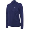 Asics Maglia Running Ml Hzip Winter Top Blu Donna XS