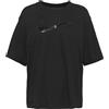 Nike T-Shirt palestra Crop Nero Donna XS