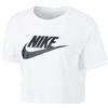 Nike T-Shirt Crop Bianco Donna L