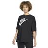 Nike T-Shirt Logo Nero Donna M