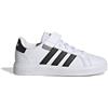 ADIDAS Grand Court 2.0 El K Ps Bianco Nero - Sneakers Bambino EUR 28 / UK 10.5k