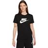 Nike T-Shirt Logo Nero Donna XS