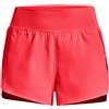 Under Armour Shorts Sportivi 2 In 1 Train Ghl Rosso Donna XS