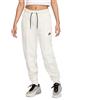 Nike Pantaloni Con Polsino Tech Fleece Bianco Donna XS