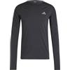 ADIDAS Maglia Running Manica Lunga Adizero Nero Uomo S