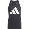 ADIDAS Canotta Running Energized Nero Bianco Uomo S