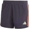 ADIDAS Pantaloncini Running Hakone Ekiden Blu Arancione Uomo S