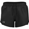 Under Armour Pantaloncini Running Fly By Nero Reflective Donna XS