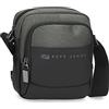 Pepe Jeans Jarvis Borsa a Spalla Verde Media 17x22x8 cm Poliestere con dettagli in Pelle Sintetica
