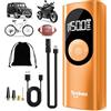 Tccbac 6000mAh Compressore Aria Portatile Auto 150PSI Mini Gonfiatore Elettrico Pompa per Bicicletta con Luce LED per Auto, Moto, Biciclette e Palloni,5 modalità di Gonfiaggio