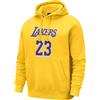 NIKE LOS ANGELES LAKERS CLUB Felpa Con Cappuccio Uomo