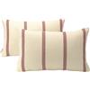 Alexandra House Living Federa per cuscino Bordeaux 30 x 50 cm 2 pezzi