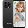 DOOGEE N55 PRO 4G Cellulari Economici (2024), 16 GB RAM 256 GB ROM, 6.56 pollici HD+ Display, Telefono Smartphone in Offerta, Android 14, 13MP+ 8MP, 5150 mAh Face ID Nero