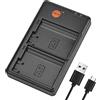 DSTE MH-25 Batteria USB Dual Quick Charger compatibile per Nikon EN-EL15 EN-EL15a Batteria