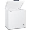 Hisense FT184D4AWYE - Cassapanca congelatore orizzontale, cestello con manico, controllo elettronico della temperatura, con capacità netta 142 l, silenziosa 40 dBA, colore: bianco