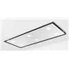 Faber HEAVEN BRIGHT A120 G/WH KL Cappa Integrato a soffitto 120 cm Classe A Acciaio inox, Bianco