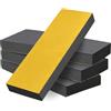 PUWOWYE Protezione della Parete del Garage, 4 Pezzi 30 x 10 x 3 cm Paracolpi Portiere Auto Impermeabile Ammortizzanti, Gommapiuma Adesiva, Paracolpi Garage da Muro per Porte Auto, Garage e Carport