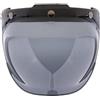 zalati Visiera Frontale Scudo Anteriore Protezione UV Maschera Casco per Sostituzione Fai da Te per Motocicletta - Marrone Scuro