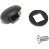 Autocraft Dado cieco, clip staffa di fissaggio per finestra laterale custode per AX BERLINGO C1 C8 EVASION SAXO XSARA ZX 106 107 205 206 306 309 406 806 807 PARTNER AYGO OEM 857312 857379 (4) (1)