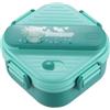Wulcea Porta Pranzo Lunch Box Portapranzo Lunchbox Schiscetta 850ML Bent Contenitore Scatola per Alimenti Food Ermetico Bambini Ufficio Lavoro Scuola