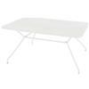 Giordanoshop Tavolo da Giardino 150x80x75h cm in metallo Cara Bianco