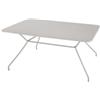 Giordanoshop Tavolo da Giardino 150x80xH75 cm in metallo Cara Grigio