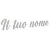 VENEZIANO Gruppo Veneziano - Scritta in plexiglass personalizzata 30-40-50-75 cm - nome in plexiglass specchiato personalizzato - Altezza massima 15cm spessore 3 mm - 100% made in Italy